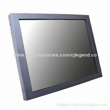15-inch Saw Touchscreen LCD Monitor, Metal Housing with VGA/AV/DVI Input